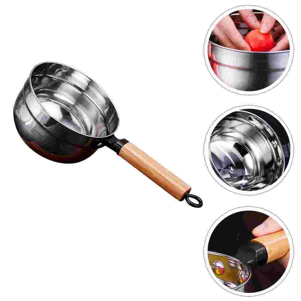 

Ladle Water Scoop Spoon Dipper Kitchen Soup Cup Shampoo Stainless Cooking Handle Steel Bath Bowl Bathing Shower Pot Rinser Rinse