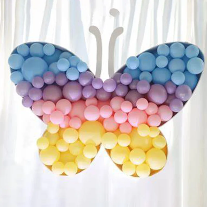 Воздушный шар-бабочка мозаика рамка для девочек украшения дня рождения