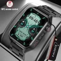 2022 new nfc smartwatch women hd screen always on display bluetooth call smart watch men ip68 waterproof sport fitness watchbox