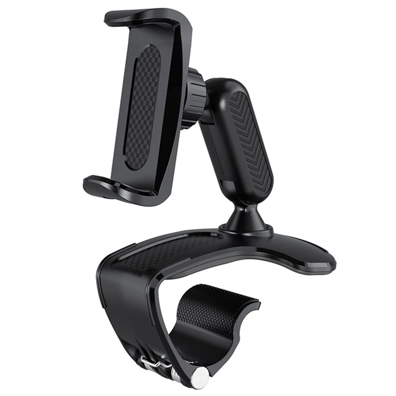 

Автомобильный держатель для телефона вращающийся на 360 градусов Автомобильный держатель для зеркала GPS навигатор солнцезащитный козырек з...