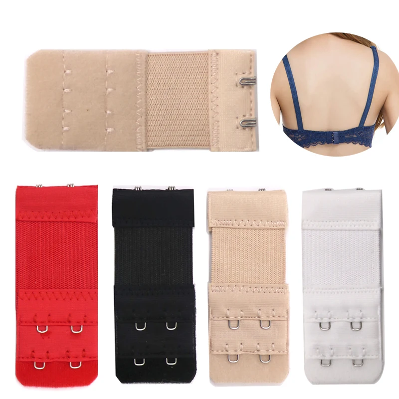 

1/3/4PCS Women's Underwear Sexy Accessories Bra Extension Strap for Lady Hooks Bra Extender Adjustable Belt Buckle Underwear