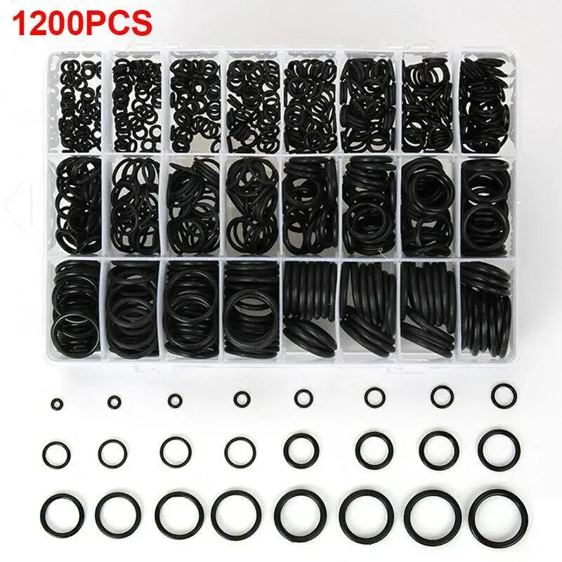

24Sizes Universal Car Air Conditioning HNBR O Rings Auto Repair Tools Compressor Rubber Rings Sealant Car Accessories