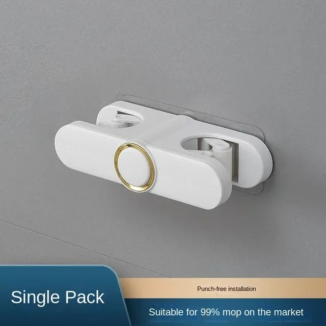 

Самоклеящийся Настенный Держатель Для Швабр, Двусторонняя Полка Для Хранения Метел, Органайзер Для Кухни, Ванной, Гаража