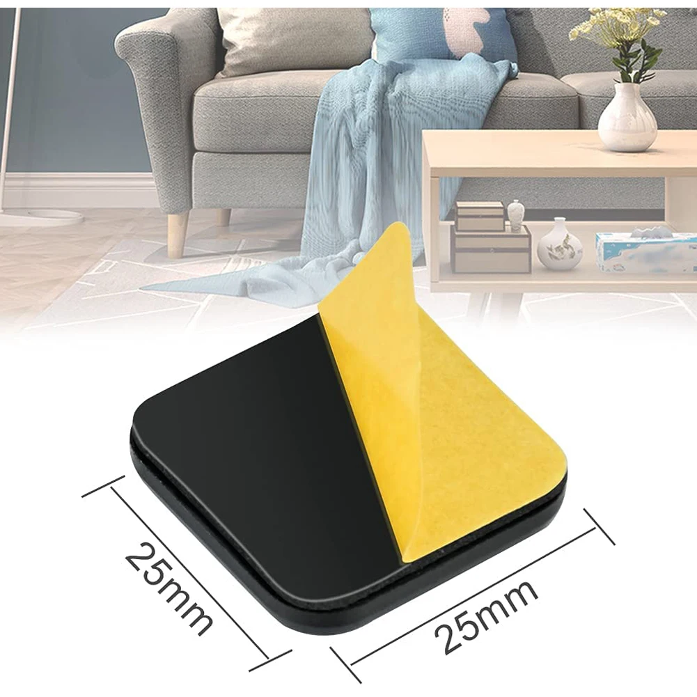 

20pcs Furniture Slider Pads Anti-abrasion Floor Mover Pads Floor Protectors Self-Adhesive Furniture Feet Pads Cups 25x25mm