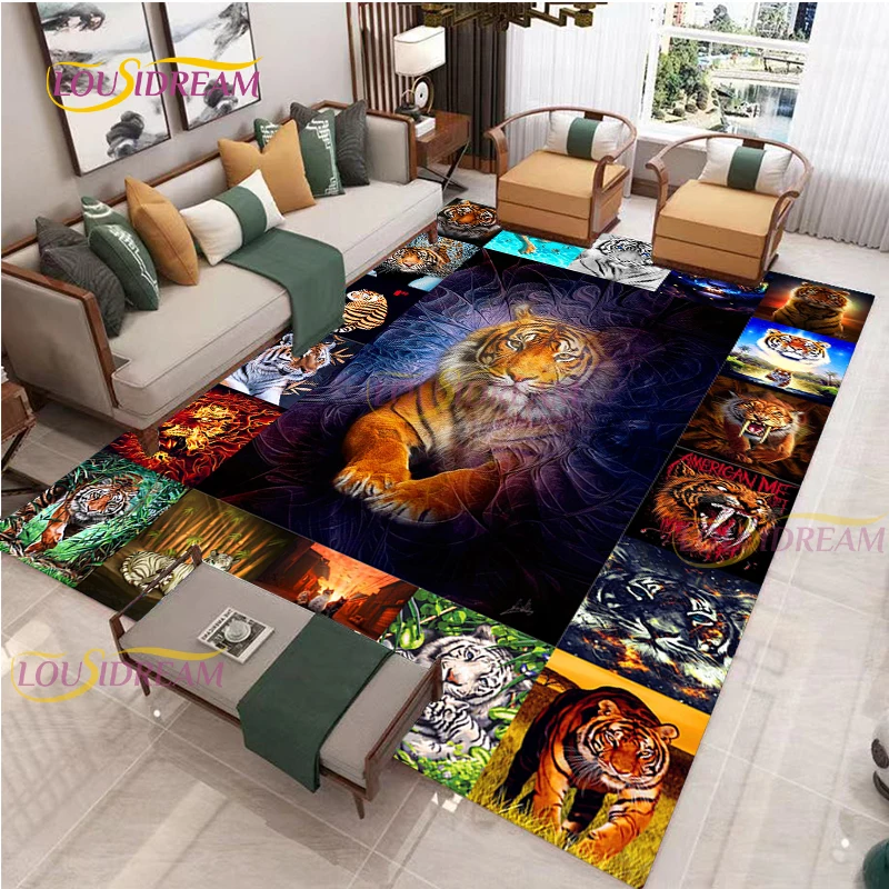 Коврик с тигром детские коврики для гостиной чайного столика коврик спальни