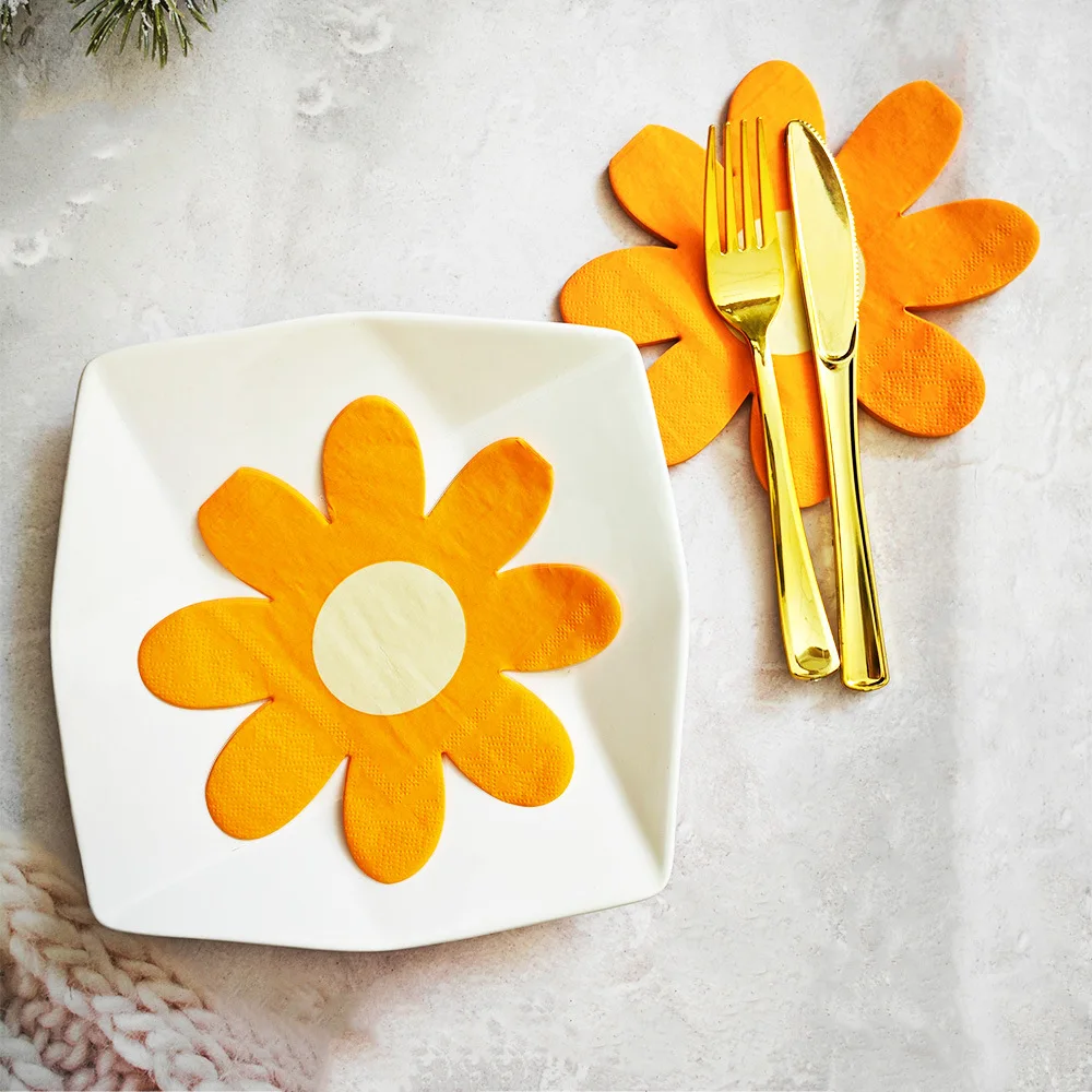 

Одноразовые салфетки Groovy Daisy
