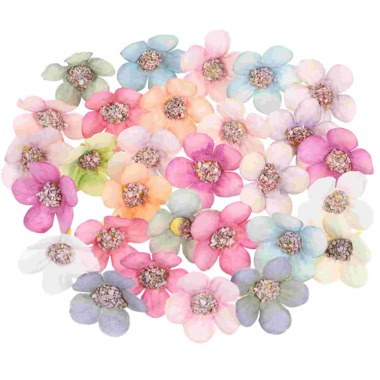 

Flowers Flower Heads Daisy Artificial Fake Silk Head Decor Diy Mini Crafts Faux Wreath Wedding Craft Gerbera Fabric Garland