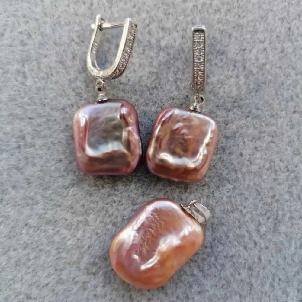 Серьги-подвески в виде сердца