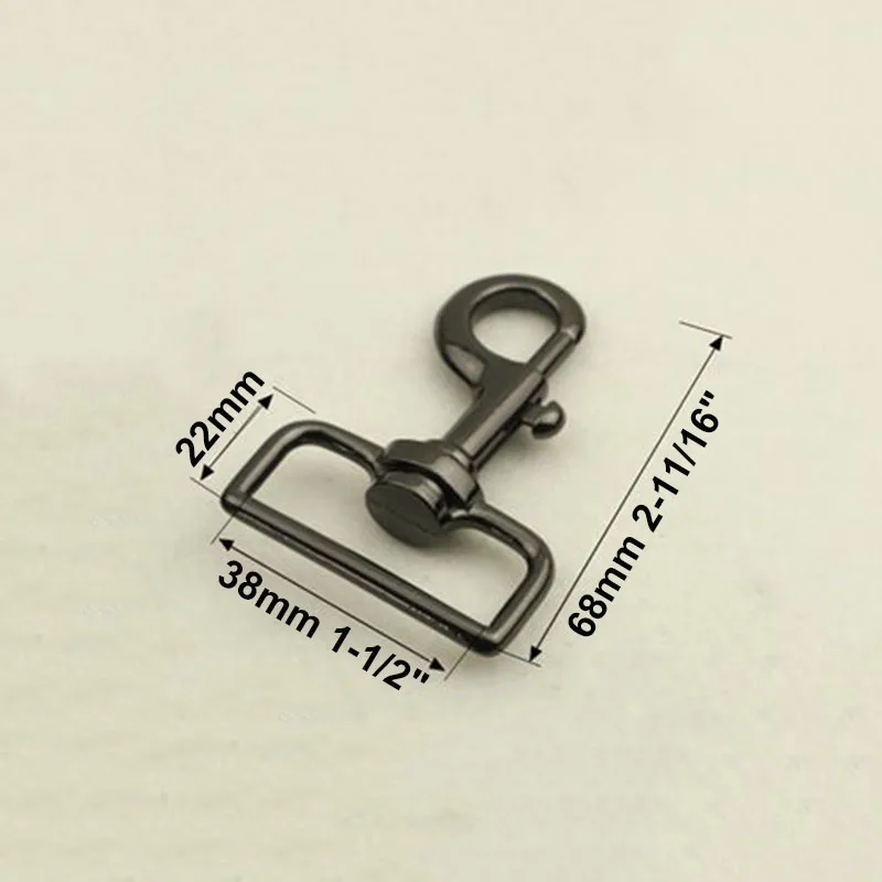 1 шт. металлический карабин поворотный крючок для глаз кожаный ремешок сумок