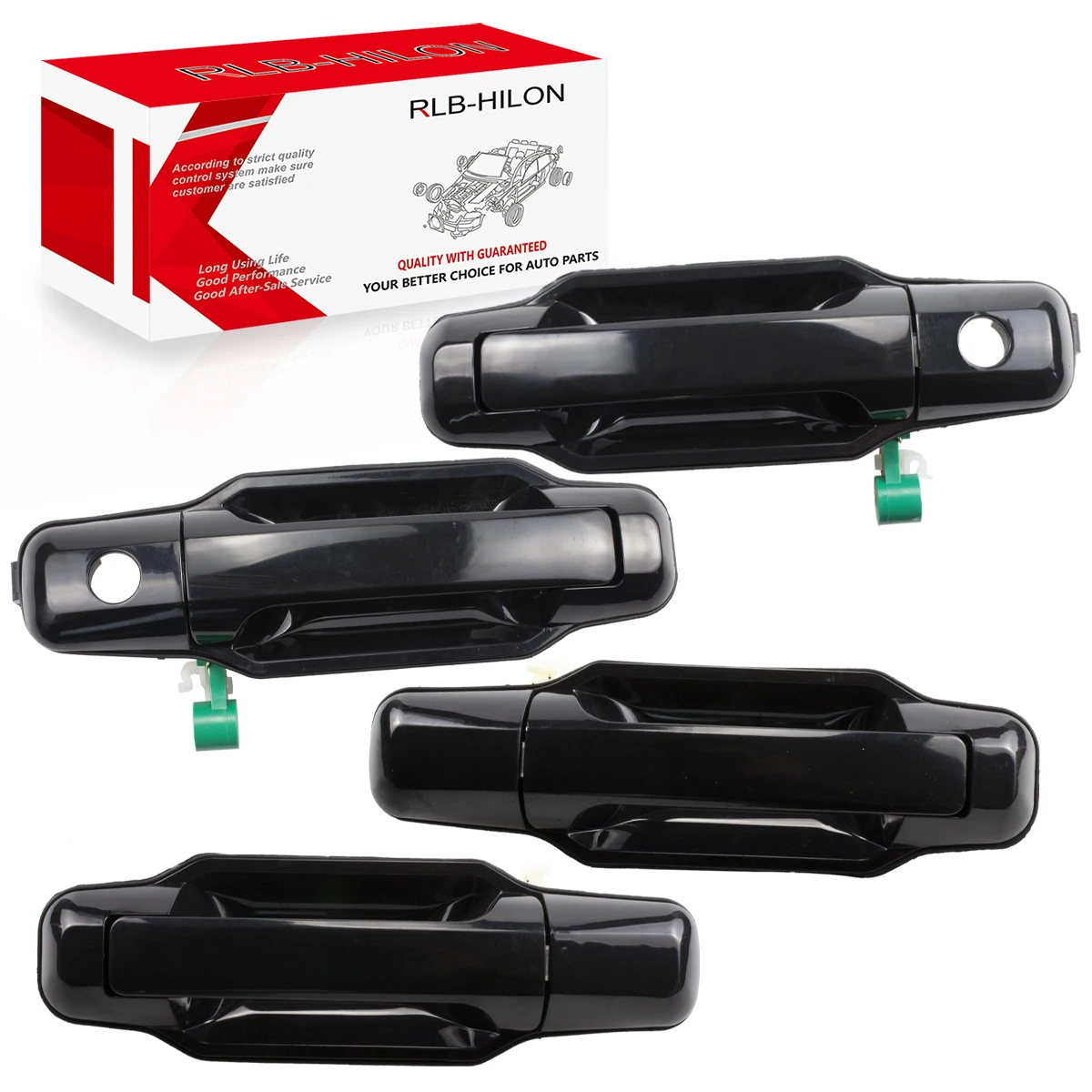 

826503E021 Set of 4 Car Outside Exterior Door Handle Front Rear LH RH For 2003-2009 Kia Sorento