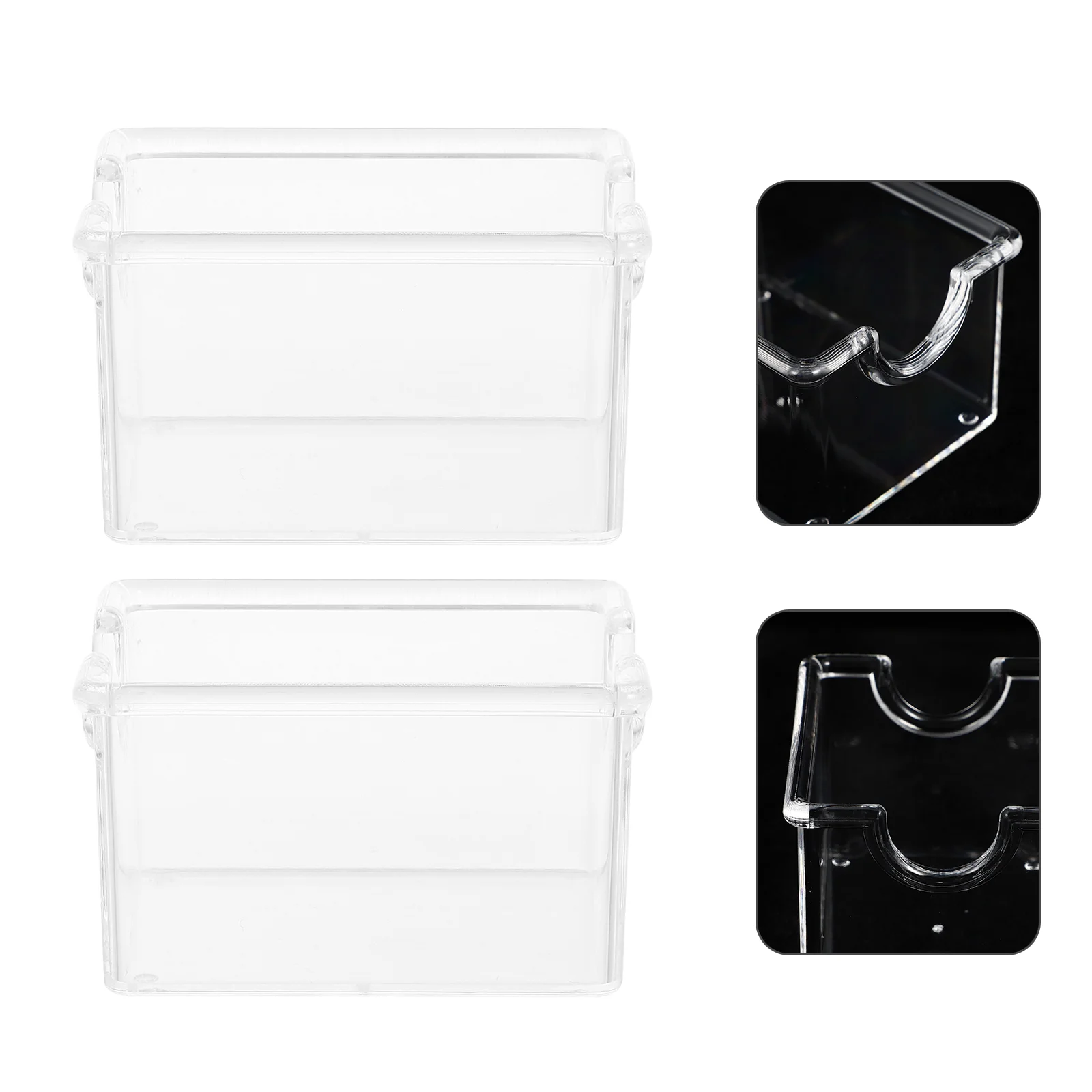 

Tea Box Bag Storage Organizer Container Holder Sugar Acrylic Bins Case Jewelry Clear Pantry Coffee Binleafpacket Wooden Packets