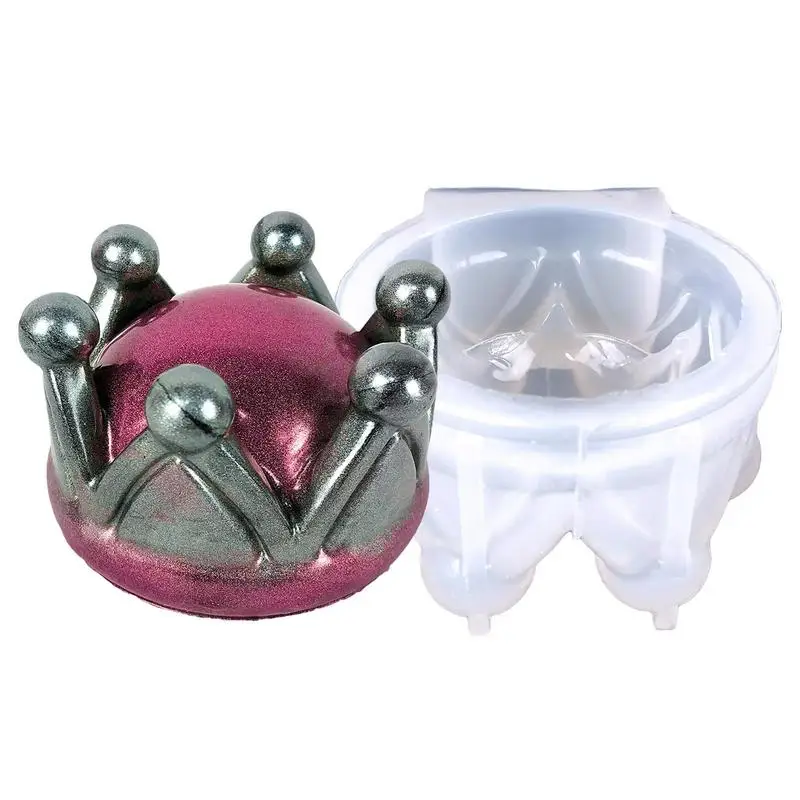 

Силиконовые формы для мастики в форме короны, форма для мастики в форме короны, топпера для торта и шоколада, легко снимается форма для масти...