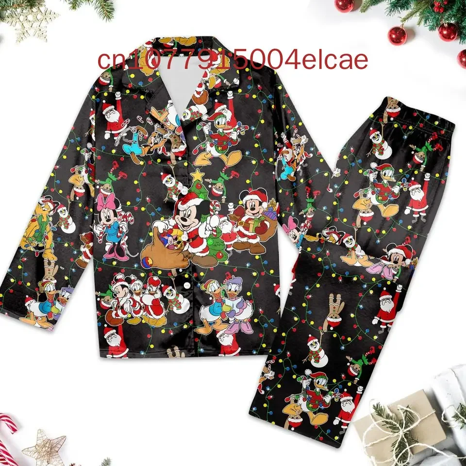 Пижамный комплект Disney с Микки и друзьями на Хэллоуин повседневная мужская