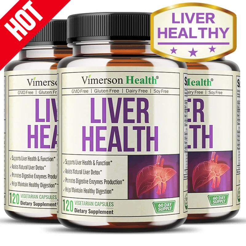 

Liver Health Detox Support Supplement - with Artichoke Extract, Milk Thistle, Dandelion, Beet and Alfalfa