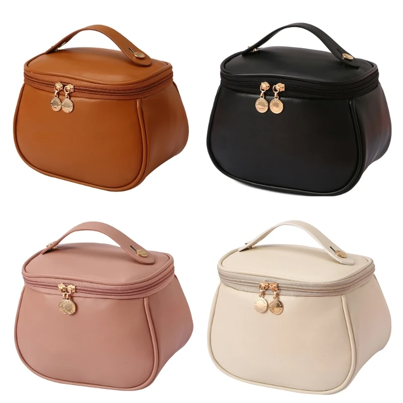 

2023 New Large Capacity Travel Cosmetic Bag Multifunction PU Makeup Bags Portable Toiletry for Women Girls