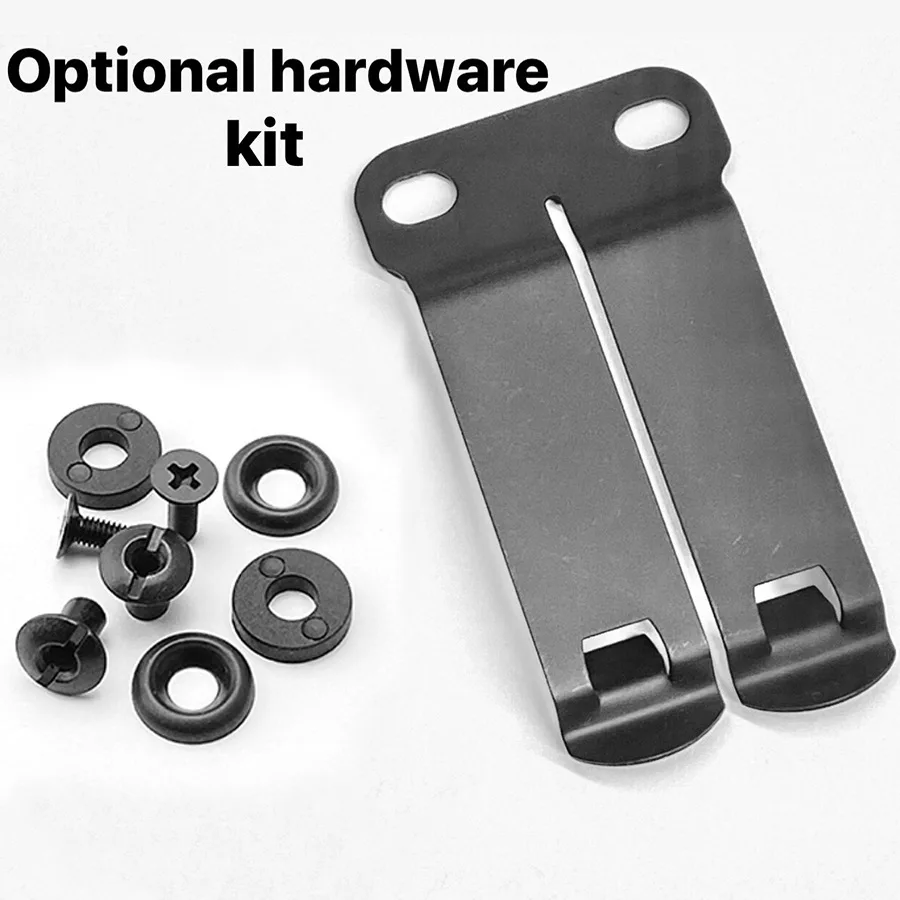 

1Pieces KYDEX Stainless Steel Holster Clips IWB Holster Waist Clips Knife Scabbard Waist Back Clip Parts Accessories
