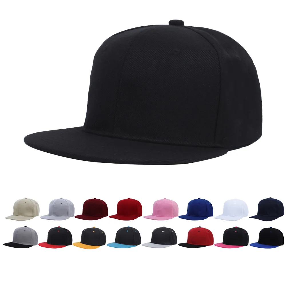 

Fashion Stretch Baseball Cap Light Board Flat Brim Hat Sunshade Wild Personality Hip-hop Caps Men and Women Hats Casquette