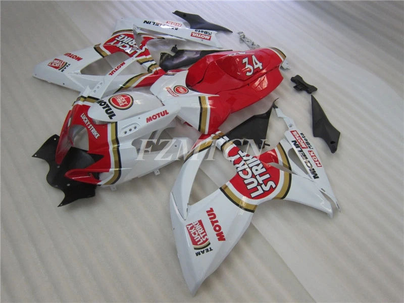 

Новый комплект обтекателей для мотоцикла подходит для Suzuki GSX-R600 750 K6 2006 06 07 корпус из АБС-пластика под заказ Lucky Red
