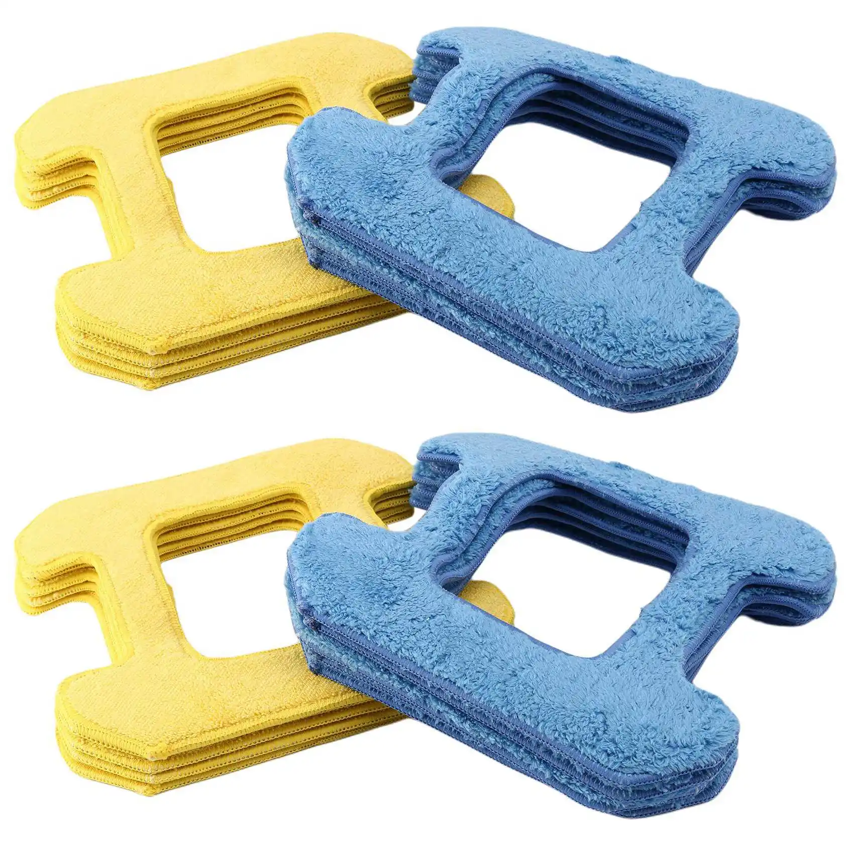 

2 Set Rubbing Mop Pads For Hobot 298 Window Cleaning Rag Premium Microfiber Material Wet Cleaning+Dry