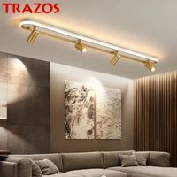 modern led ceiling lights for living room bedroom study wardrobe commercial place clothing store home deco ceiling lamp black