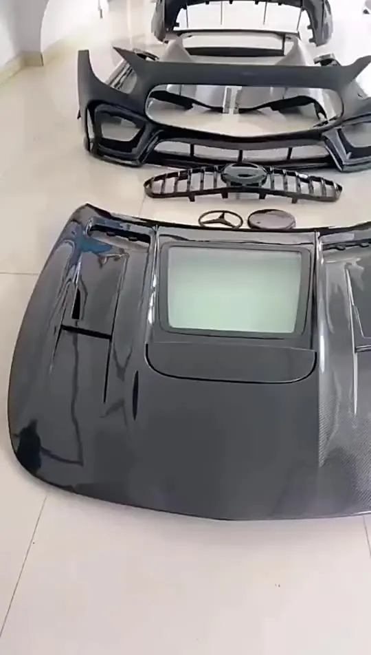 

Hot sale Half carbon fiber IMP style car bumpers body kit for AMG GT GTS perfect fitment