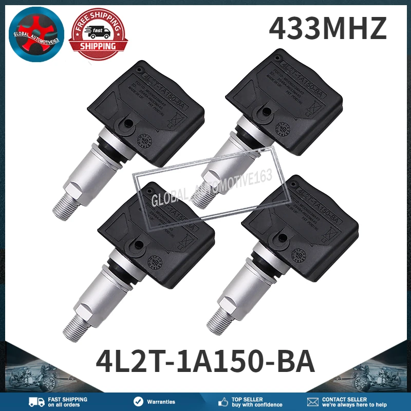 Датчик давления в шинах 4L2T-1A150-BA 4 шт. 433 МГц