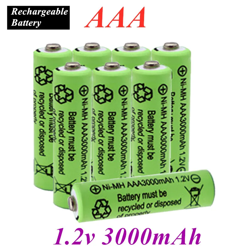 

100%Nieuwe1. 2VNi-MhAaaBatterijen3000MahOplaadbareNimhBatterij 1.2VNi-Mh AaaVoorElektrischeAfstandsbediening autoSpeelgoedRcUes