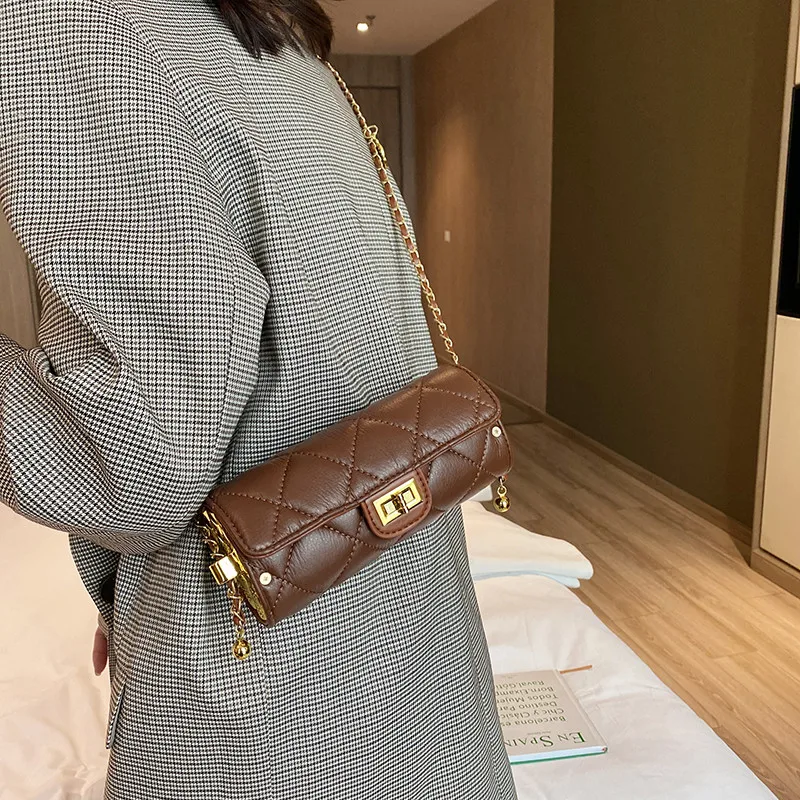 

Barrel Shaped Handbags 2022 Luxury Fashion Brand Designer Mini PU Leather Women's Handbags Female One Shoulder Crossbody Bag