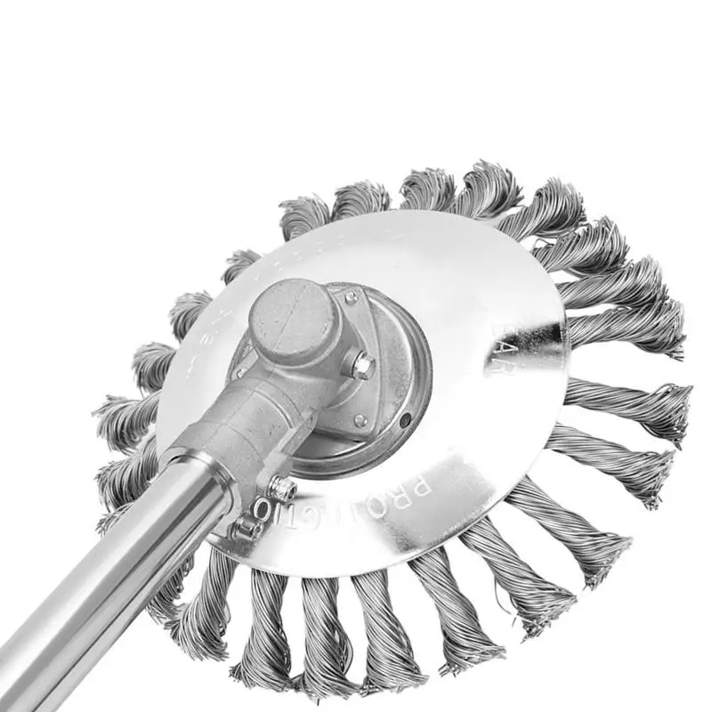6 Inches Steel Wire Grass Trimmer Head Lawn Mower Grass Brush Cutter Dust Removal Weeding Plate Blades Garden Tool