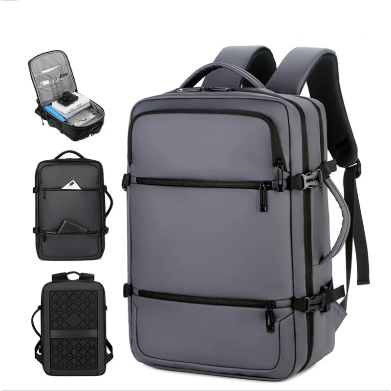 

17-inch Computer For Trips Waterproof Business Backpack Bag Small Capacity Niche Men's Expand Backpack Can Large Backpack