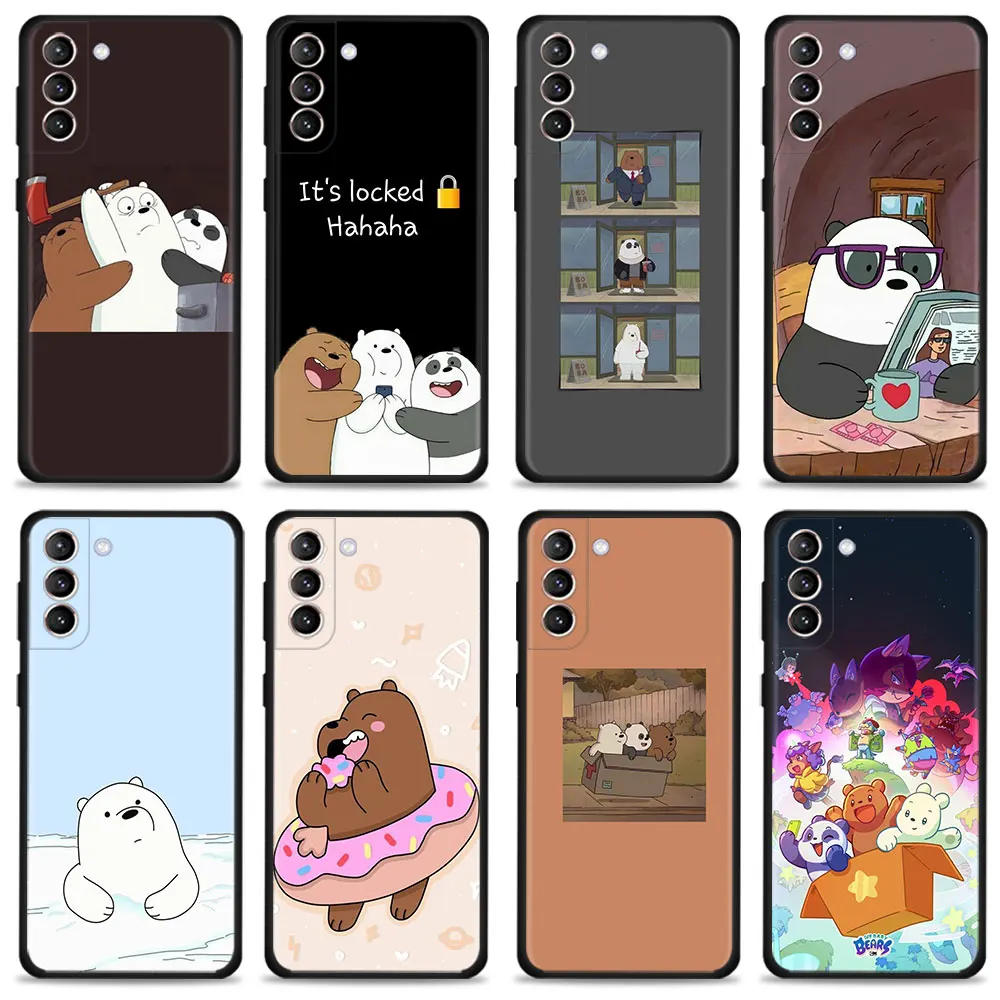 

Cases Phone Case For Samsung Galaxy S22 S21 S20 Plus S10 S8 S7 S9 S10e Ultra FE Edge Protective Shell Cartoon We Bare Bears