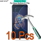 10 шт.лот для Asus Zenfone 8 8z Flip ZS590KS ZS672KS твердость 9H 2.5D Закаленное стекло Защитная пленка для экрана