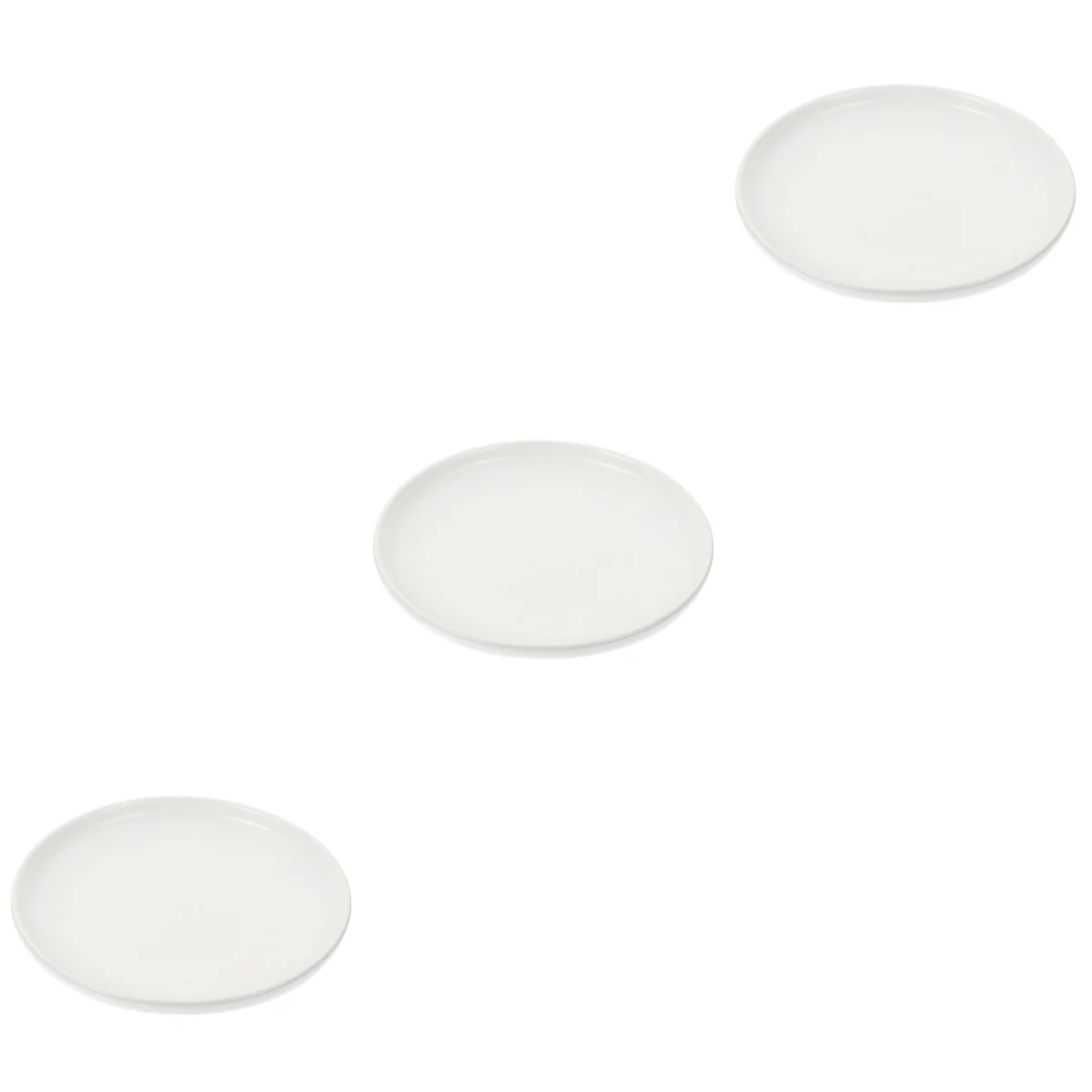 

3pcs Shallow Cat Food Bowl Flat Cat Bowl Nonslip Kitten Feeding Bowl Pet Supply
