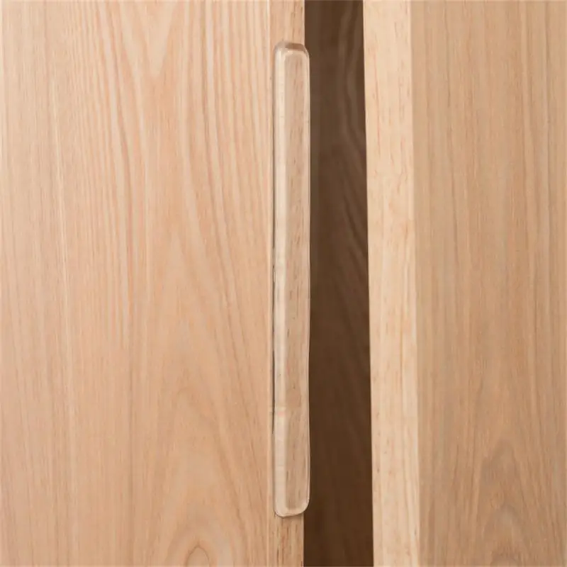 

Handle Strip Furniture Wall Protection Non-marking Anti-collision Door Sticker Perforation-free Silicone Mute Buffer Strip
