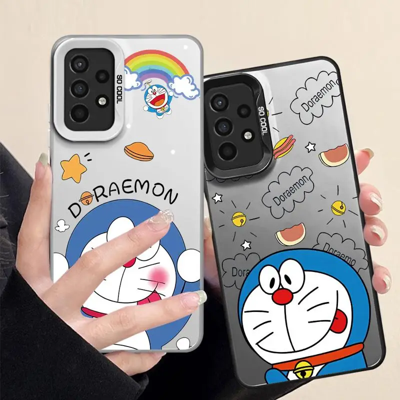 Милый чехол Doraemon для телефона Samsung Galaxy A15 A25 A52 A72 A51 A71 4G A73 A55 A54 A53 A52s телефонные чехлы