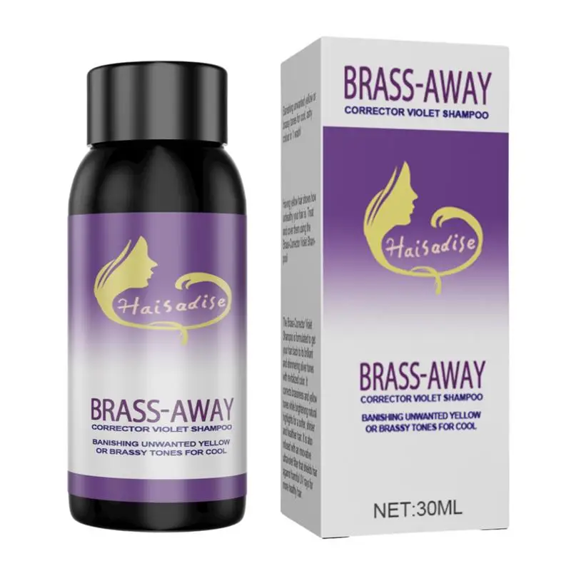 

Фиолетовый шампунь, фиолетовый шампунь, нейтрализующий брак, желтые оттенки в светлом, платине, сером, пепле, серебряных волосах, брак, желты...