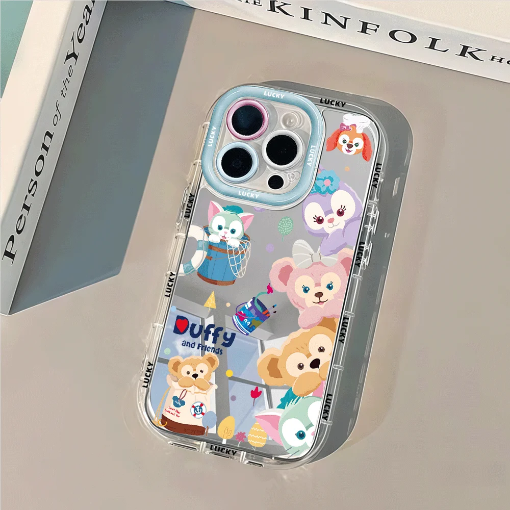 Фото Чехол для телефона Kawaii Stellaluna Gelatoni с рисунком для iPhone 17, 14, 15, 16, 12, 11, 13 Pro Max, 17 Air, 7, 8 Plus, 15, 16 Pro, XR, прозрачный №2