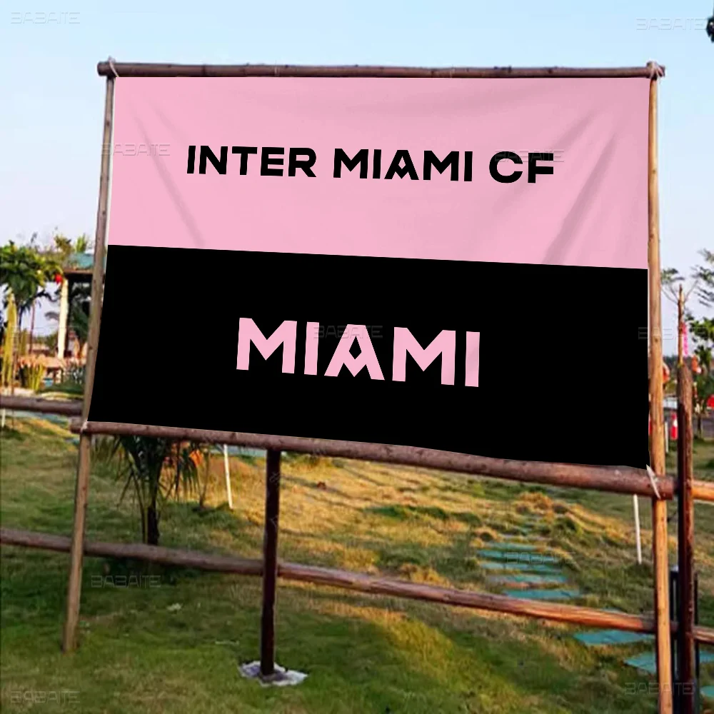 I-Inter M-Miami C-Cf баннер Художественная печать японский настенный флаг Аниме