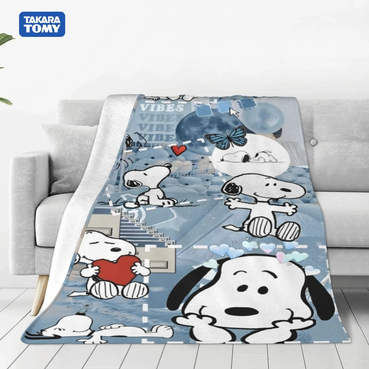 

TAKARA TOMY Snoopy Щенок Собака одеяло на кровать диван кондиционер спальный чехол мультфильм Постельное белье бросает одеяла простыня для детей