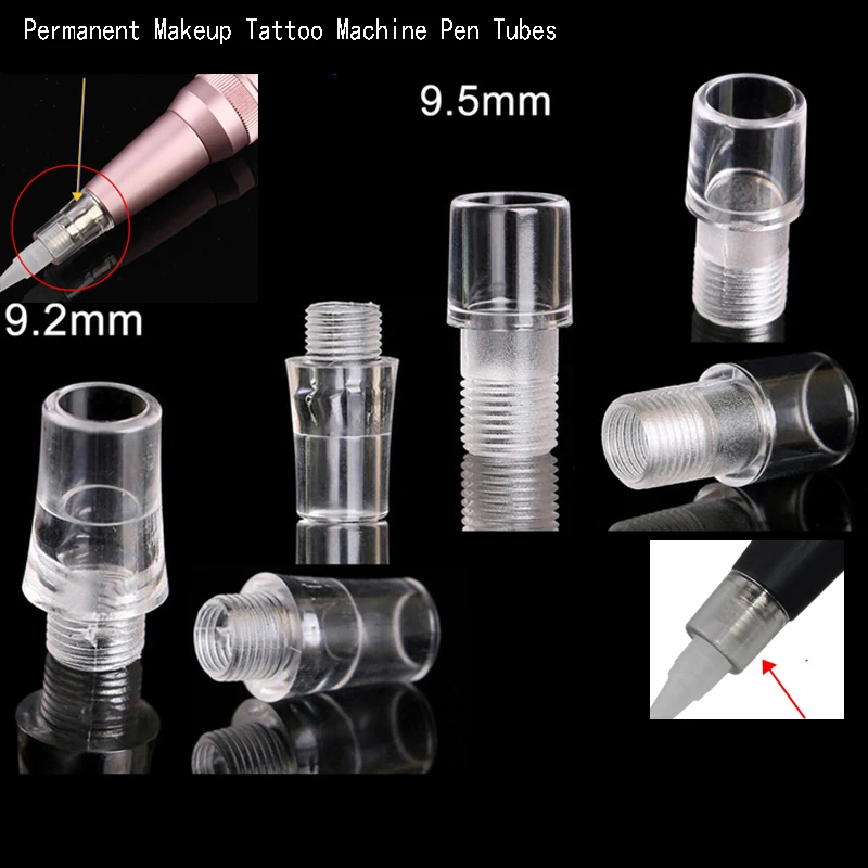 

20 шт., пластиковые трубки для тату-машинки, 9,2 мм, 9,5 мм