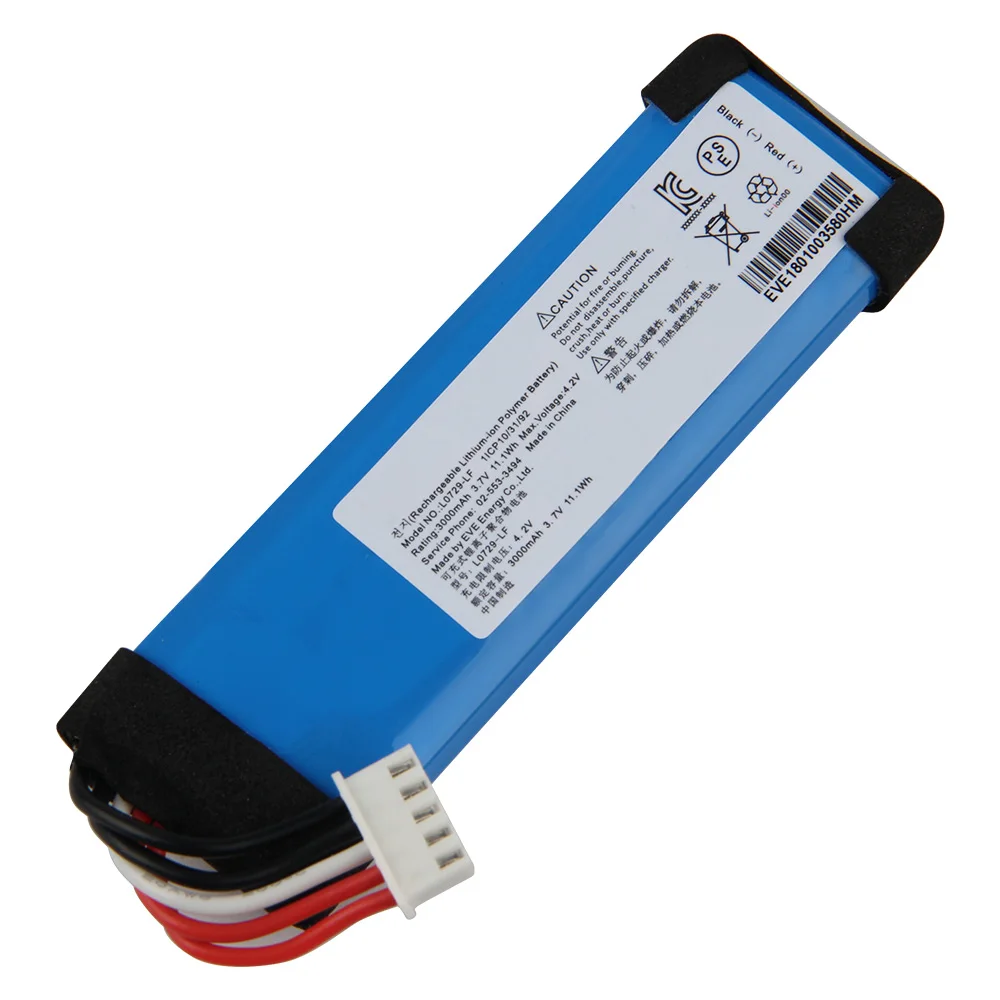 Фото Оригинальный сменный аккумулятор для JBL Flip4 Flip 4 GSP872693 01 L0729-LF оригинальный 3000 мА · ч Оригинальный сменный аккумулятор для JBL Flip4 Flip 4 GSP872693 01 L0729-LF оригинальный 3000 мА · ч