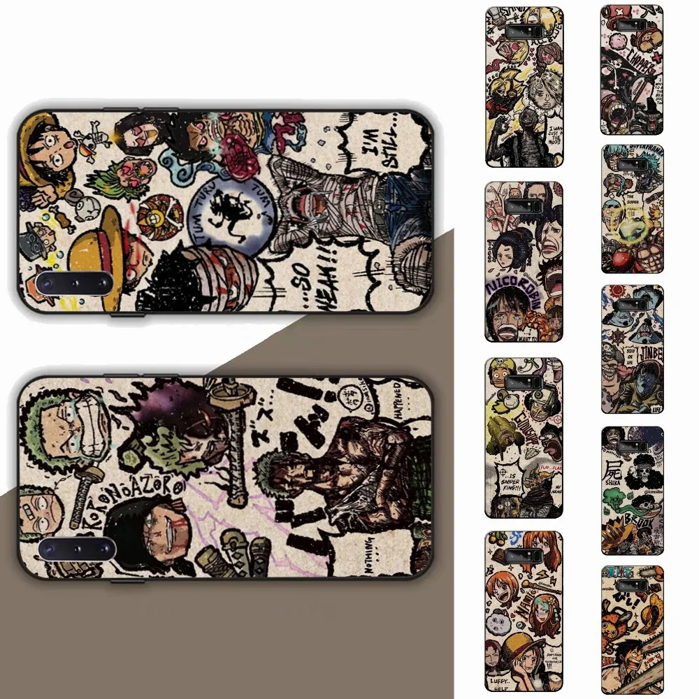Etui na telefon Anime Comics One P-Pieces do Samsung Note 8 9 10 20 pro plus lite M 11 30 21 31 51 A 22 42 02 03
