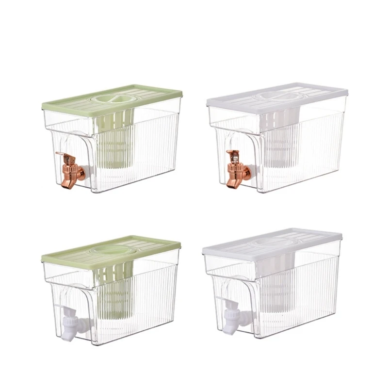 594C 3000ML Large Capacity Portable Cold Kettles Fruit Teapot Bucket Plastic Material