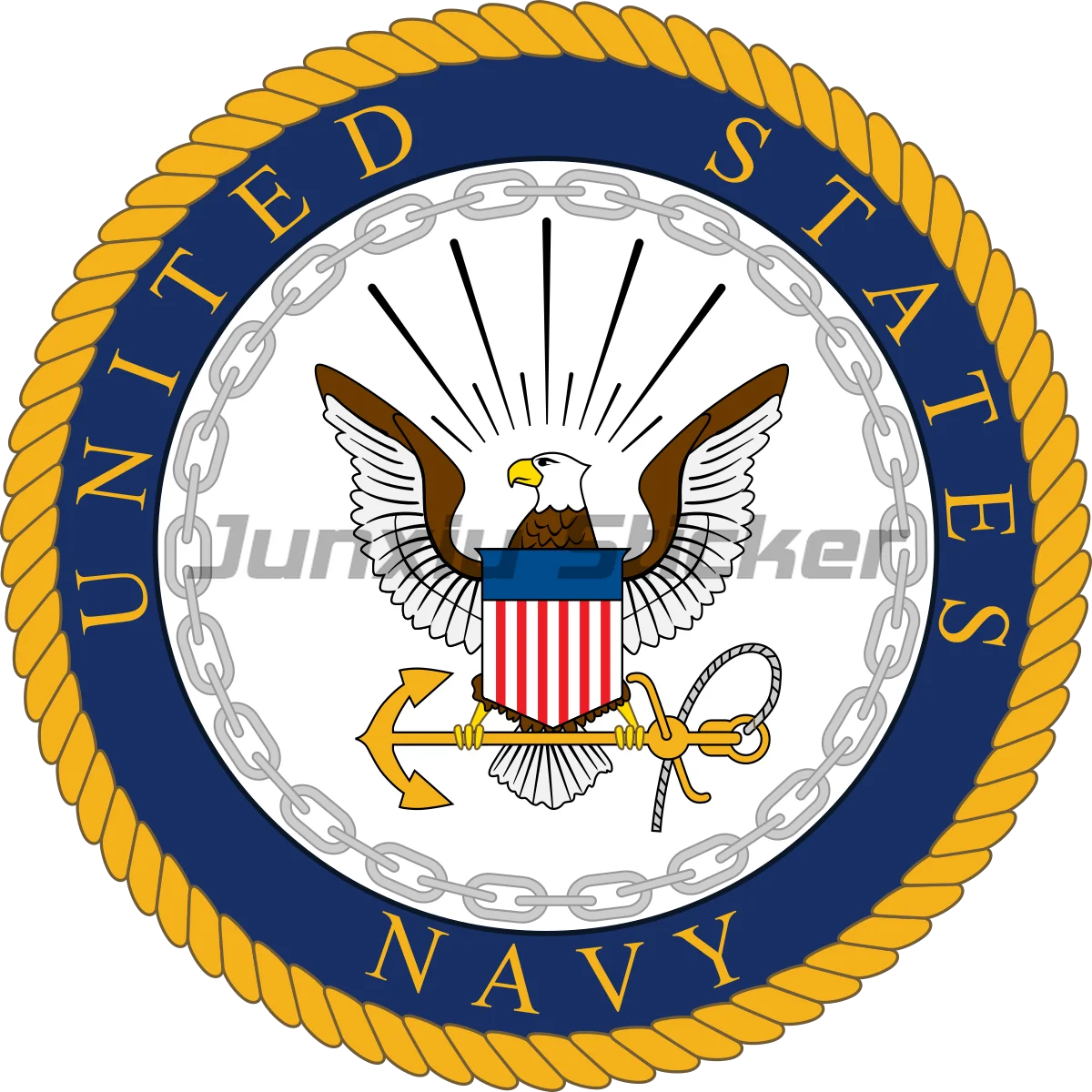 

United States Navy Vinyl Decal Sticker Waterproof for Auto Motocross Racing Laptop Helmet Trunk Vinyl Waterproof Decal