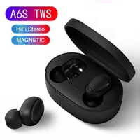 original a6s tws headset wireless earphones bluetooth headphones sport stereo fone bluetooth earbuds for xiaomi huawei iphone