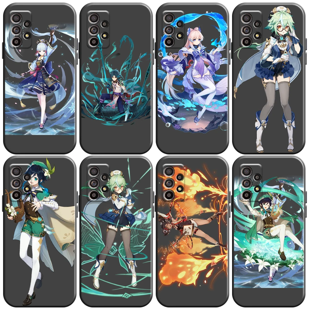 

Genshin Impact Project Game Phone Case For Samsung Galaxy S8 S8 PLus S9 S9 Plus S10 S10E S10 Lite Plus 5G Back Carcasa