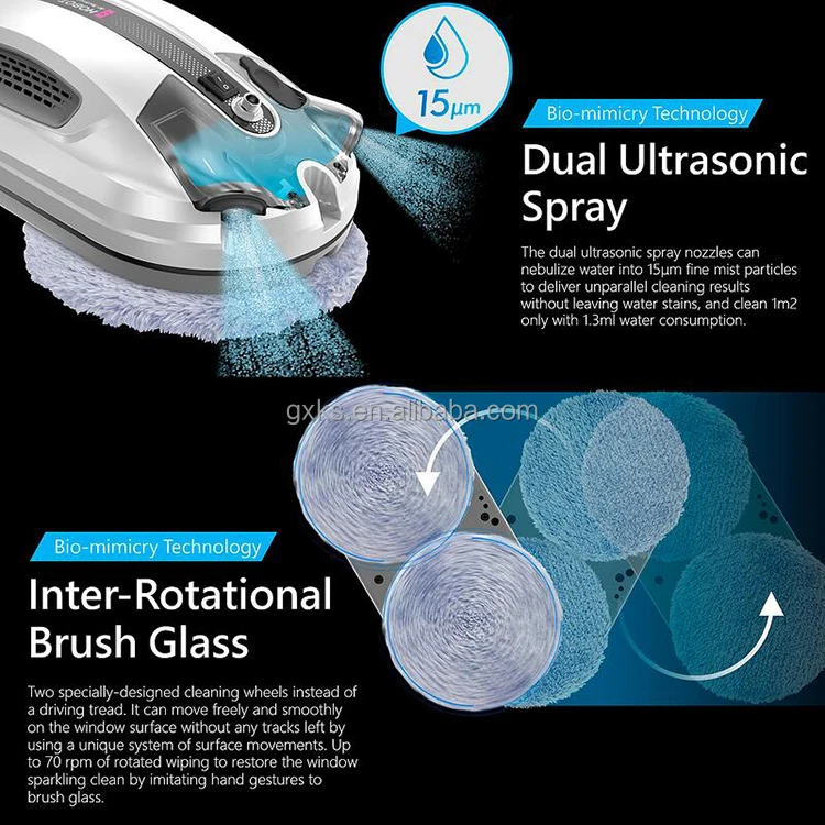 Робот-мойщик окон HOBOT R3 с автоматическим распылением