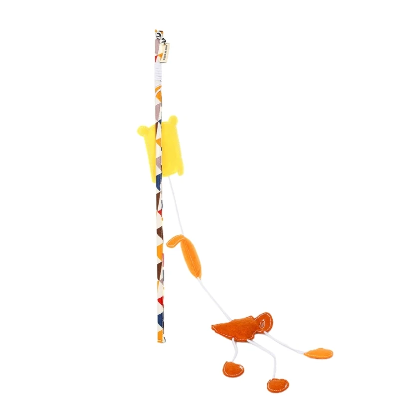 

Lovely Cat Toy Funny Clouds Wand with Tassel Bells Funny Exercise