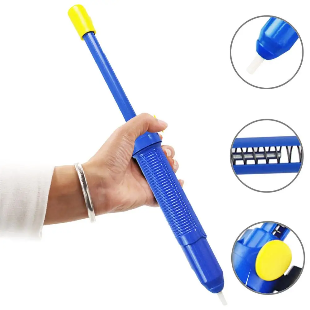 

Vacuum De-solder Gun Heavy Duty Desoldering Pump High Temperature Resistant Tin Remover Removal Tools