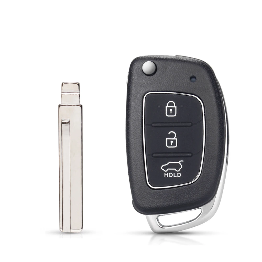 

KEYYOU 1 Шт. 3-кнопочный Выдвижной Чехол Для Автомобильного Ключа Для Hyundai Solaris Verna Elantra Santa Fe I10 I20 I30 I35 ...